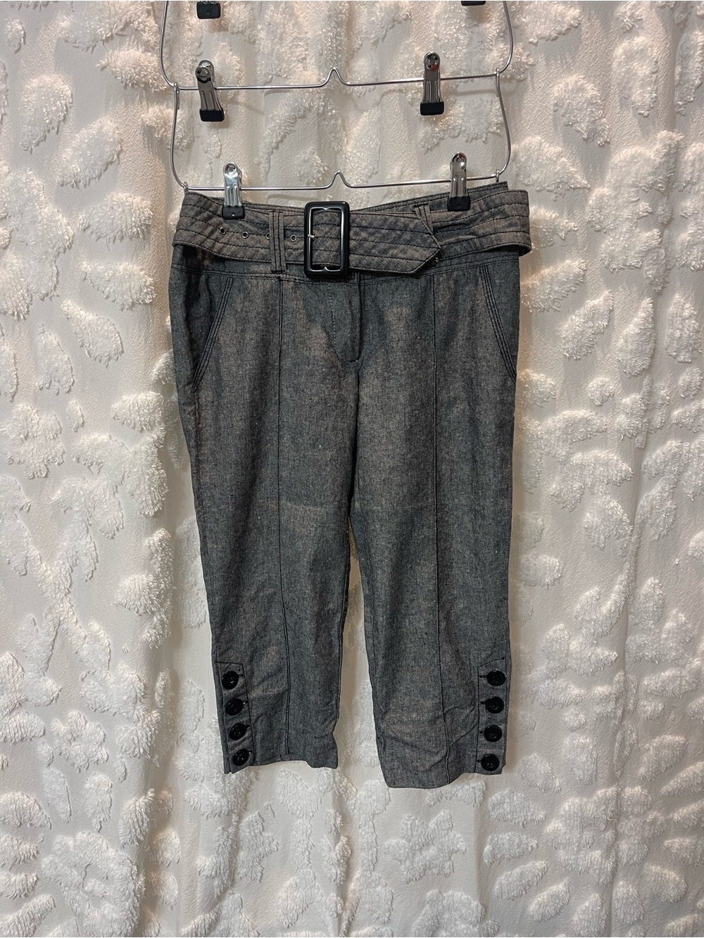 Y2K Grey 2B Bebe capris